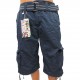 Wholesale Focus Cargo Shorts with Belt 6pc Pre-packed