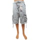 Wholesale Focus Cargo Shorts with Belt 6pc Pre-packed