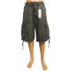 Wholesale Focus Cargo Shorts with Belt 6pc Pre-packed