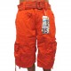 Wholesale Focus Cargo Shorts with Belt 6pc Pre-packed