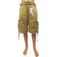 Wholesale Focus Cargo Shorts with Belt 6pc Pre-packed