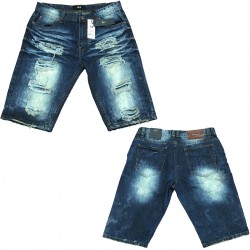 Wholesale Men's Ripped Distressed Denim Shorts 12pc Pre-packed