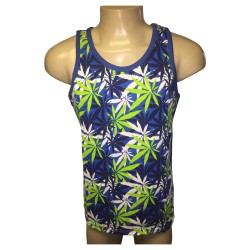 Wholesale Men's Switch Weed Tank Tops 6pcs Pre-packed 