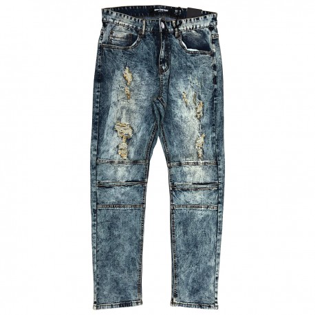 Wholesale Men’s Fashion Distressed Biker Jeans 12 Piece Pre-packed