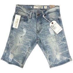 Wholesale Kids Evolution Distressed Denim Shorts 12pcs prepacked