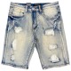 M Society Mens Stretch Denim Shorts w/ Rhinestones 12pcs pre-packed