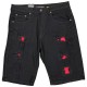 M Society Mens Stretch Denim Shorts w/ Rhinestones 12pcs pre-packed