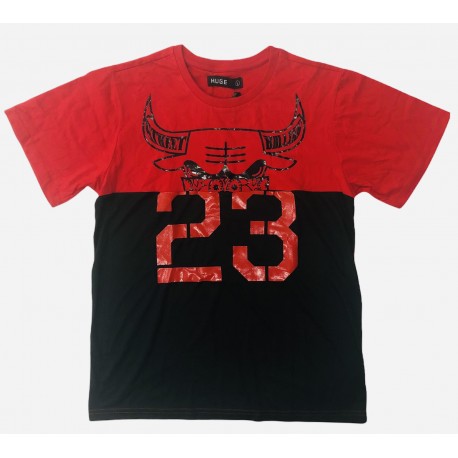 Bull 23 Crew Neck T-Shirt by Huge 6pcs Pre-Packed