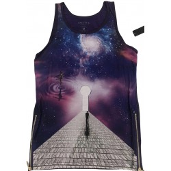 Wholesale Switch galaxy tank top 6pcs prepacked