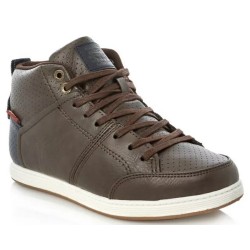 Mens Levi’s Levi's  2 Tone Brown/Navy High Top Sneakers 